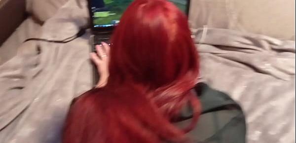  Fucked Doggystyle Cutie Girl While She Plays WoW